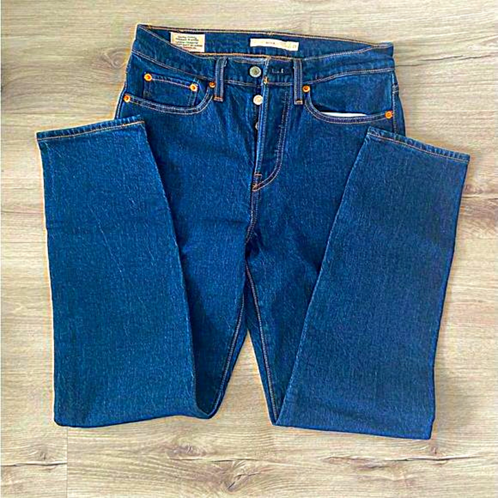 Levi's Dark Blue Straight-Leg Jeans